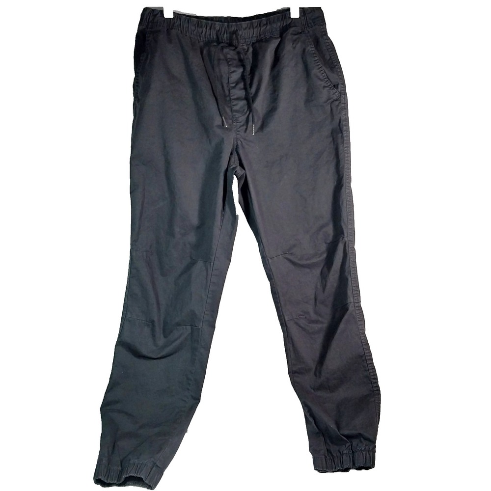 Men's No Boundaries Jogger Pant Charcoal Black Size Medium 32-34